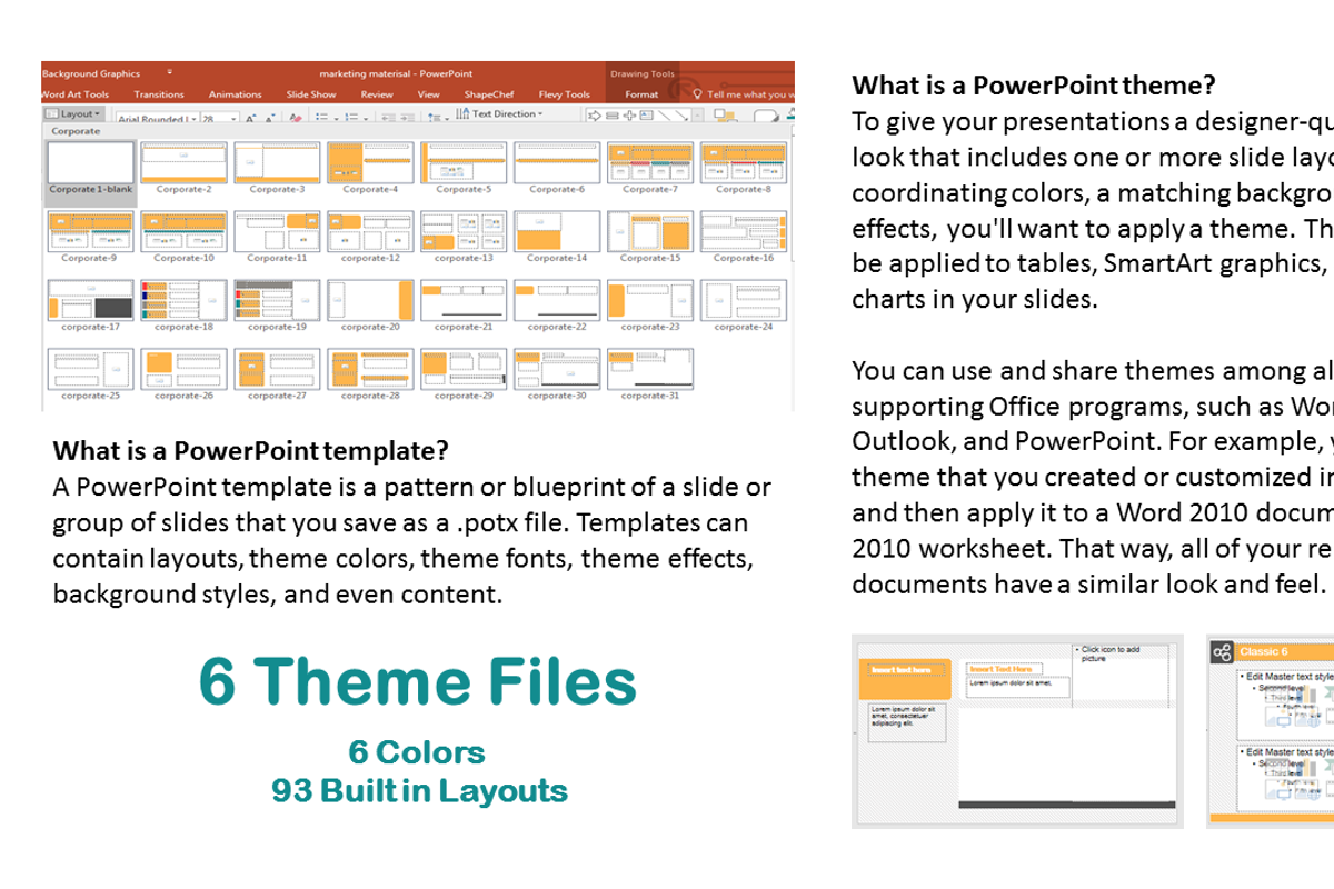 Layouts PowerPoint Theme, a Presentation Template by Yes Presentations (Photo 5 of 15)