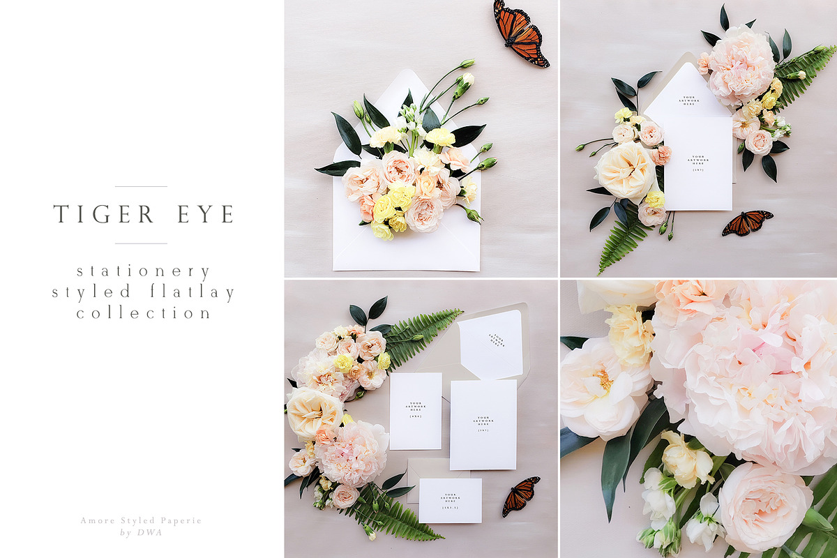 Styled stationery mock up, Tiger eye, a Product Mockup by The Amore Vault (Photo 1 of 5)