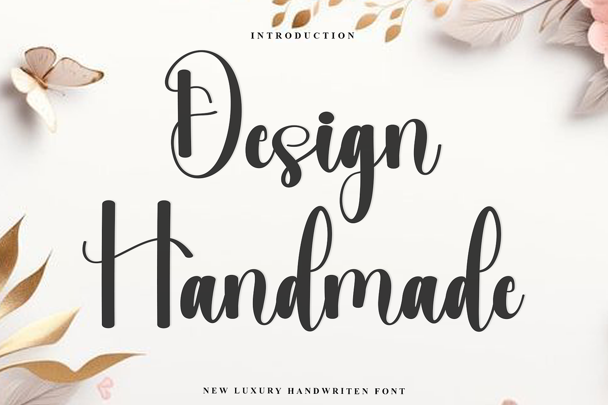 Design Handmade, a Handwritten Font by InermediaSTUDIO (Photo 1 of 8)