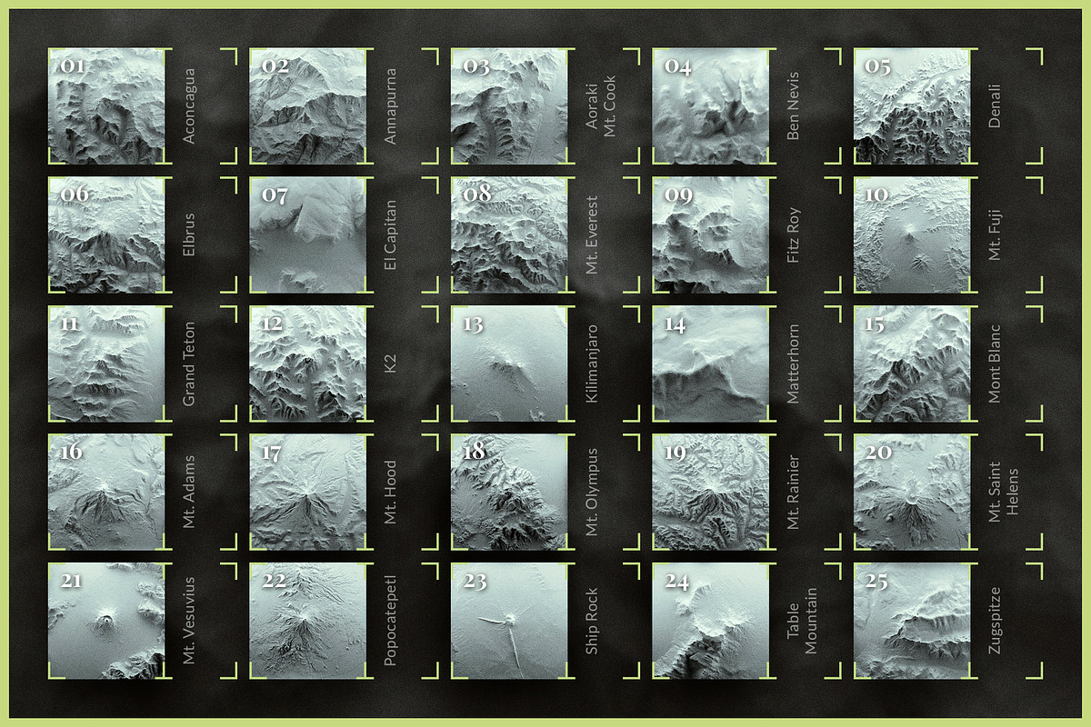 TOPO 1 - Mountains, an Object Graphic by maximakesthings (Photo 2 of 6)