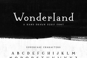 Wonderland - A Hand Drawn Serif Font