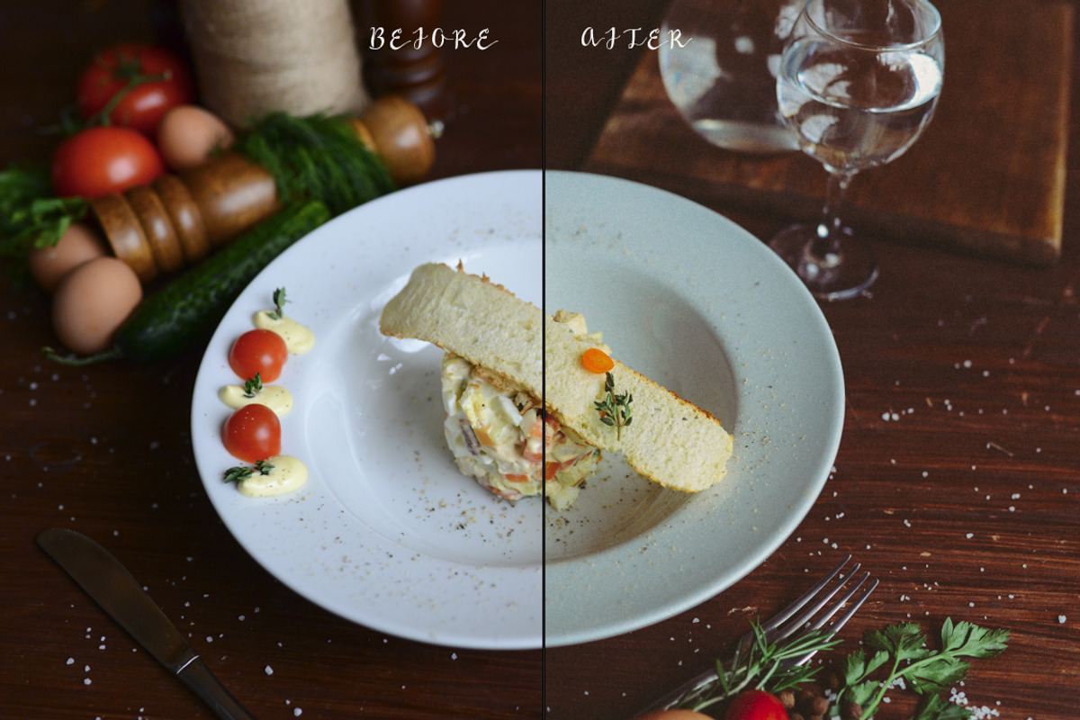 10 Food presets for lightroom preview 7