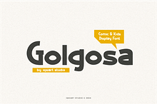 Golgosa - Comic & Kids Font