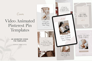 Animated Video Pinterest Pins Canva