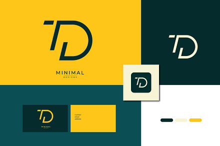 Monogram icon logo TD, a Branding & Logo Template by idesign_4u