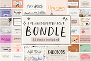 The Handwritten Font Bundle, a Script Font by Sofia Skoog (Thumbnail 1 of 12)
