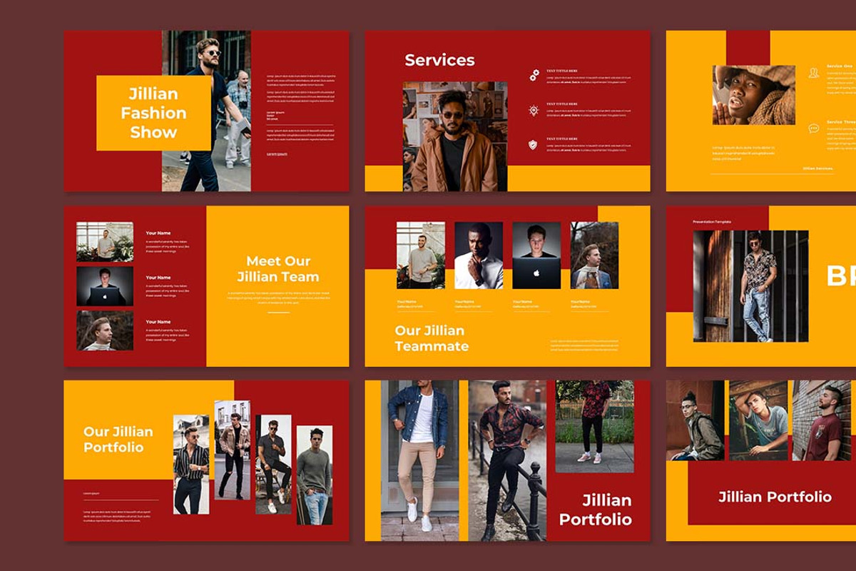 Jillian Presentation Template, a Presentation Template by Analogous Temp (Photo 3 of 5)
