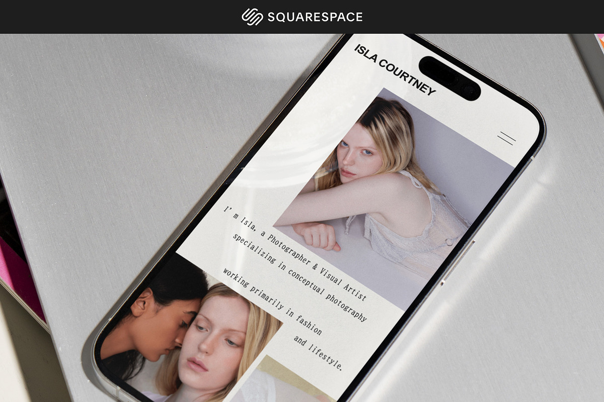 Squarespace Portfolio Template, a Squarespace Template by Of July Studio (Photo 5 of 7)