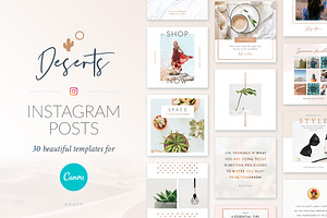 Instagram Posts Deserts | CANVA