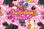 Australian Birds, a Pattern Graphic by PenguinHouse (Thumbnail 1 of 9)