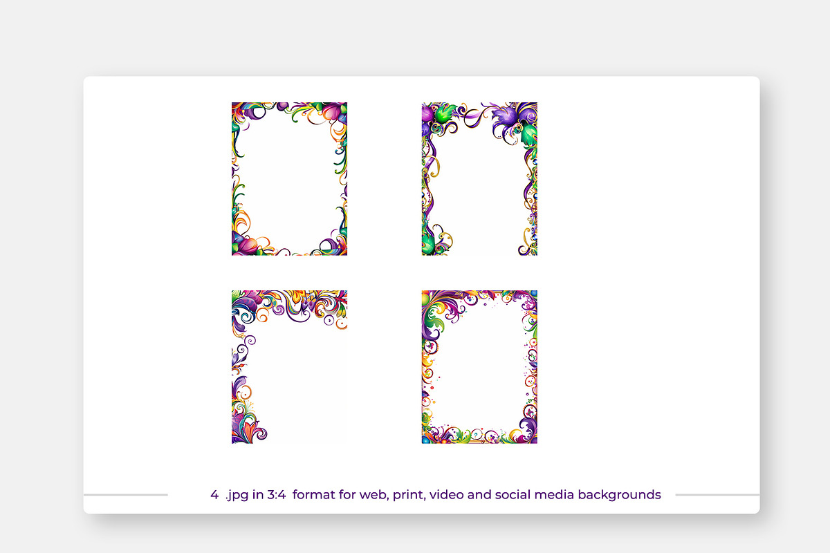 The Mardi Gras Bundle, a Background Graphic by karenfoleyphoto (Photo 2 of 5)