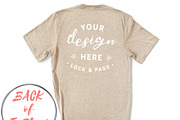 Back Of T-Shirt BC3001 Mockup Bundle, a Shirt Mockup by lock and page (Thumbnail 55 of 88)