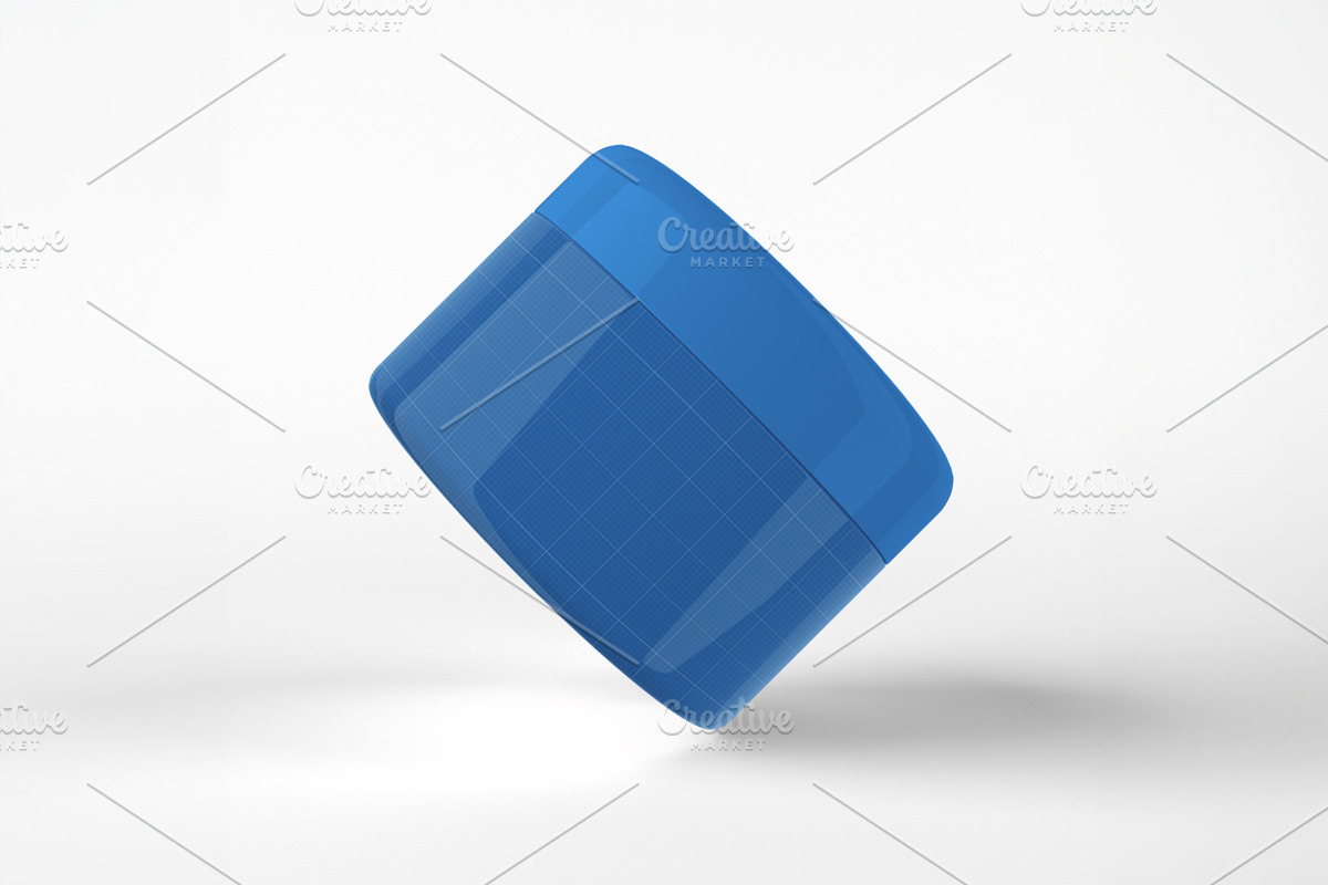 Cosmetic Jar Mockup, a Packaging Mockup by Qaleb Studio