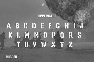 Ambersand Classic Stencil Typeface