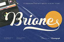 Brione — Retro Bold Script