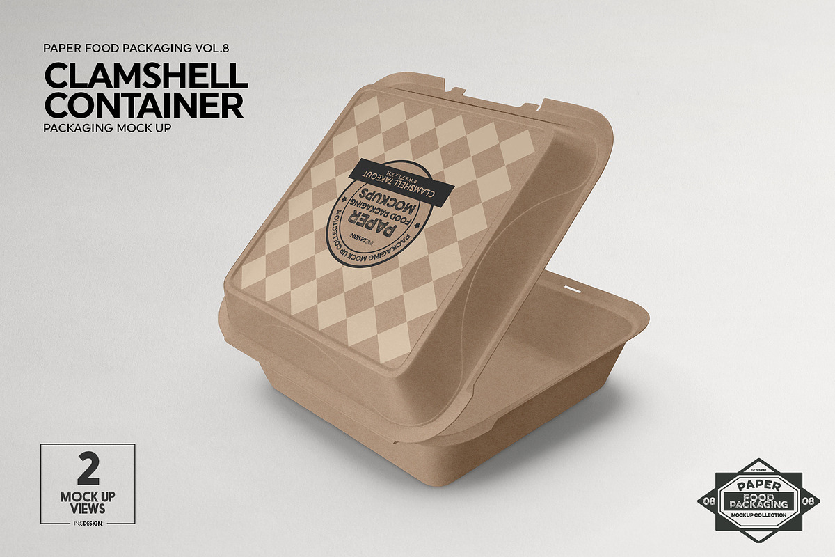 VOL.8 Food Box Packaging Mockups, a Cups & Container Mockup by INCDesign (Photo 21 of 27)