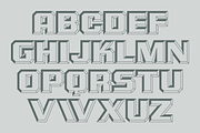Chiseled Initials - Sans Serif Font, a Sans Serif Font by GG Design (Thumbnail 5 of 11)