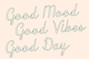CS Glinka Dashed, a Script Font by Craft Supply Co. (Thumbnail 4 of 8)