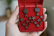 Hanging Stars Laser Cut Design, an Object Graphic by Amazin_art (Thumbnail 3 of 5)