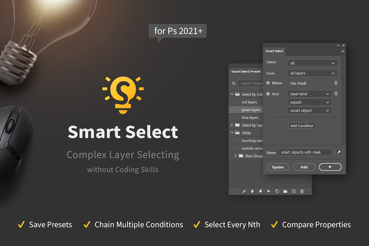 Smart Select - Complex Layer Queries, a Plug-in Add-On by h3design (Photo 1 of 11)