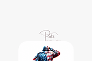 Veterans Day Clipart, a Decorative Illustration by Pati Charm Studio (Thumbnail 6 of 7)