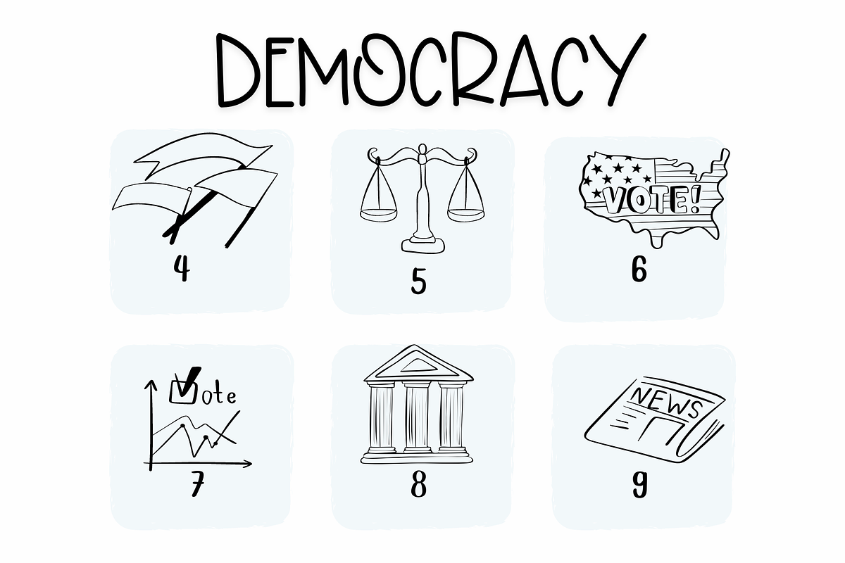 Democracy | Symbols Fonts preview 7