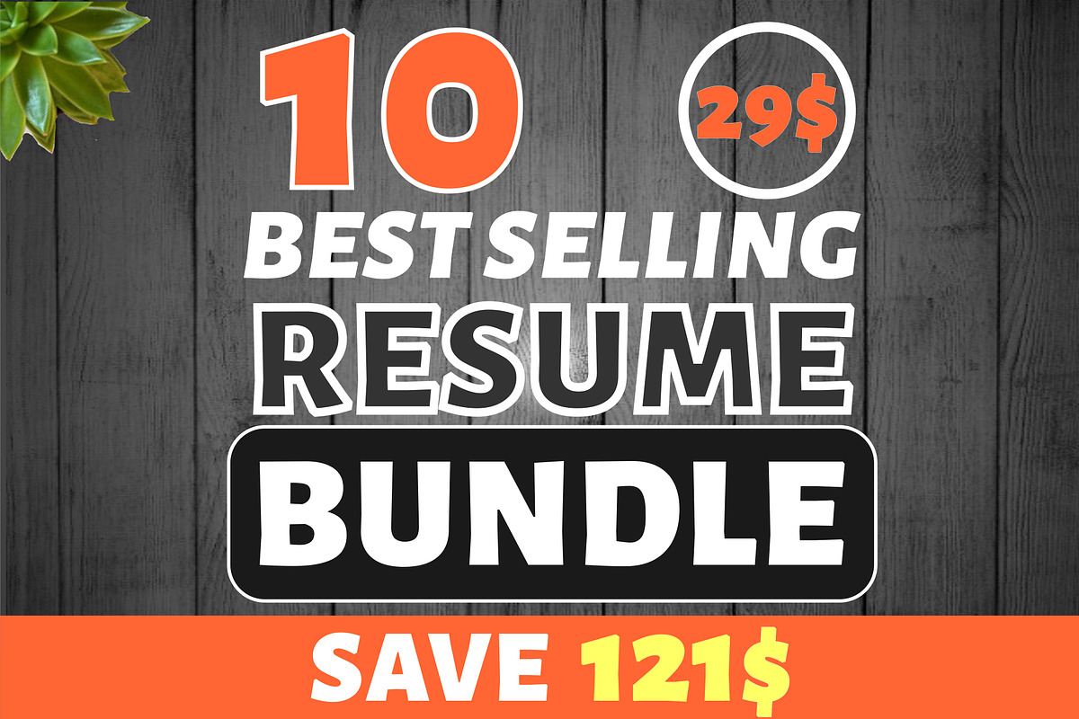 10 Best Selling Resume Mega Bundle, a Resume Template by Creative ...
