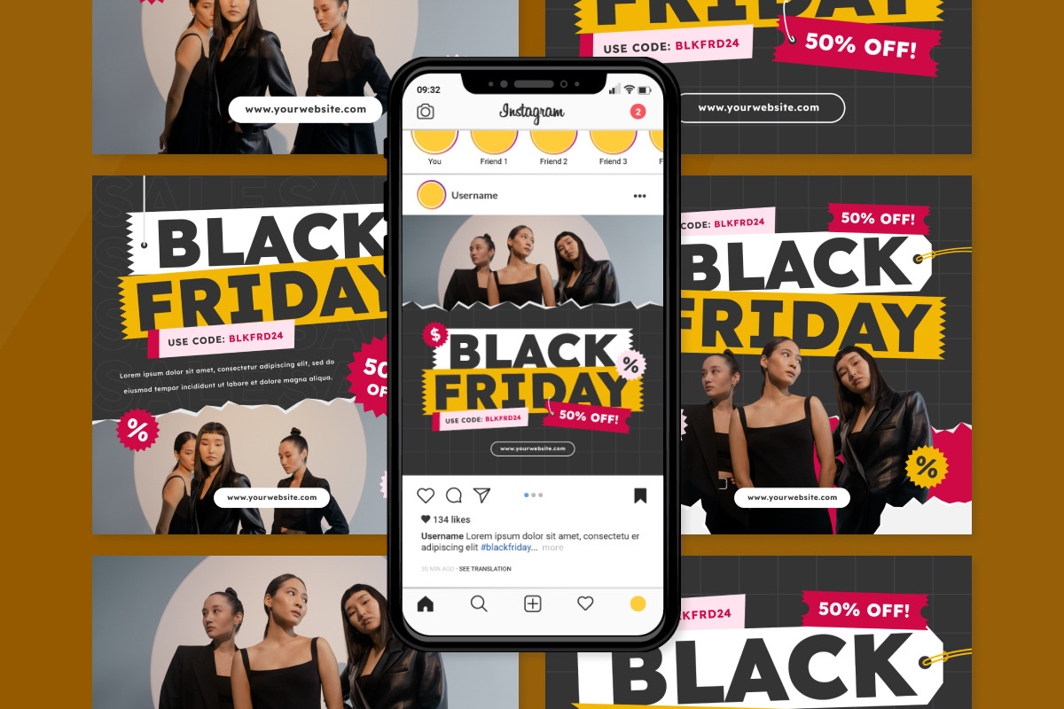 Black Friday Sale Social Media Post, a Social Media Template by twinstd (Photo 3 of 3)