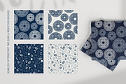 Indigo Seamless Patterns, a Pattern Graphic by Tkoko vectors & patterns (Thumbnail 5 of 16)