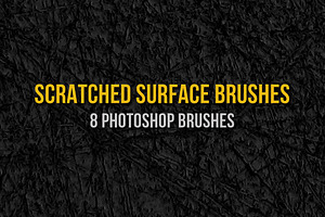 Scratched Surface Photoshop Brushes