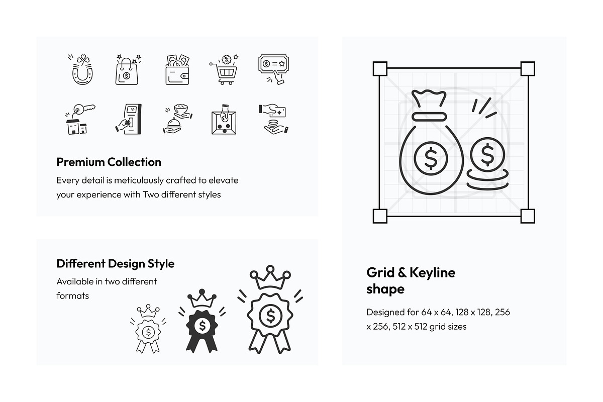 Animated Lottery Icons, an Outline Icon by Prosymbols (Photo 3 of 7)