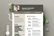 Vol.39 Resume & CV Template, a Resume Template by Hito Graphic (Thumbnail 2 of 8)