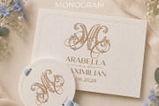 MA AM Wedding Monogram Logo, a Branding & Logo Template by LogoAV (Thumbnail 3 of 8)