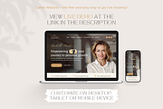 Life Coach Website Template Canva, a Landing Page Template by vectorocean (Thumbnail 2 of 11)