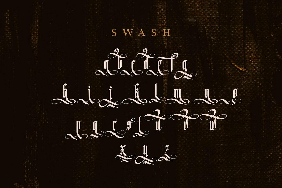 Autherical Typeface, a Blackletter Font by seventhimperium (Photo 6 of 11)