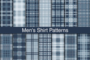 #197 Mens Shirt Patterns, a Pattern Graphic by Plaid4You (Thumbnail 1 of 5)