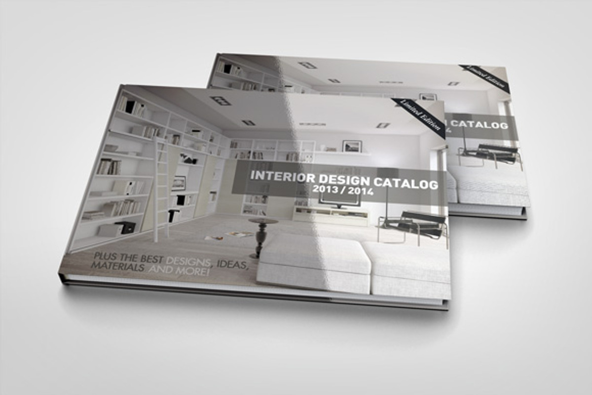 Landscape Book Mock-Up, a Print Template by idesignstudio (Photo 3 of 5)