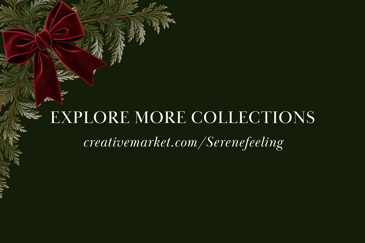 Christmas Collage Kit | PNG Elements, an Object Graphic by Serenefeeling (Photo 21 of 21)