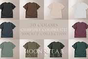 Comfort Colors 1717 Bundle, a Shirt Mockup by Moon and Star Atelier (Thumbnail 1 of 6)