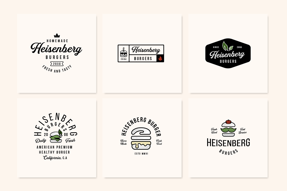 Burgers Branding Kit Templates, a Branding & Logo Template by Refolve Design (Photo 5 of 10)