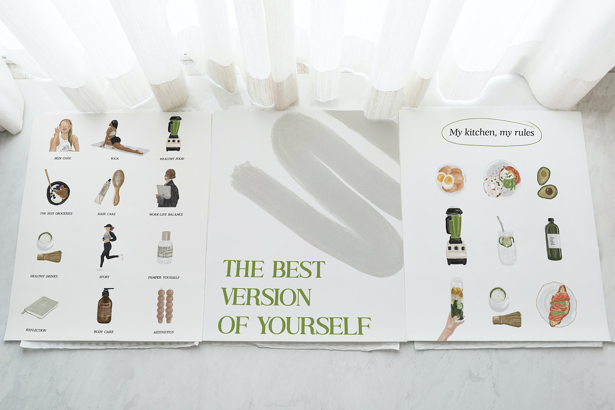 The Aesthetic BUNDLE: 8 in 1, an Object Graphic by divanovskaya_nv (Photo 8 of 30)