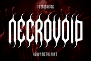 Necrovoid - Heavy Metal Font, a Font by PutraCetol Studio (Thumbnail 8 of 12)