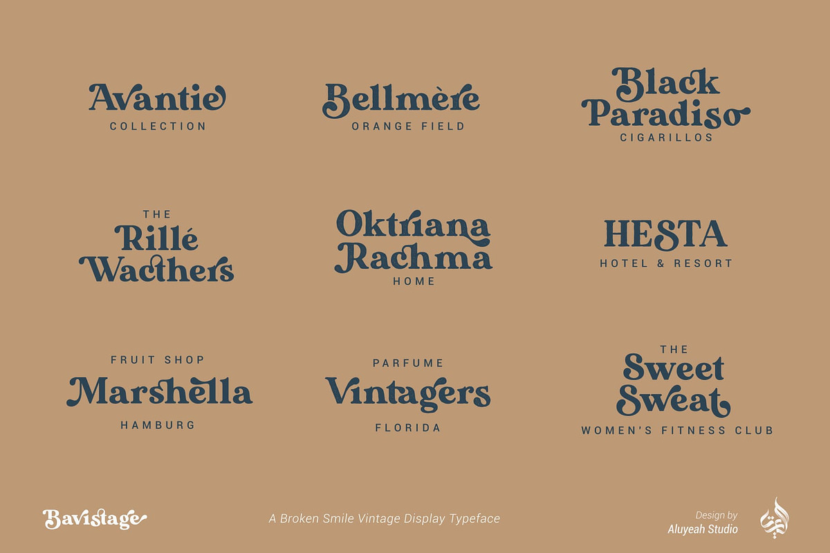 Bavistage, a Serif Font by Aluyeah Studio (Photo 12 of 15)