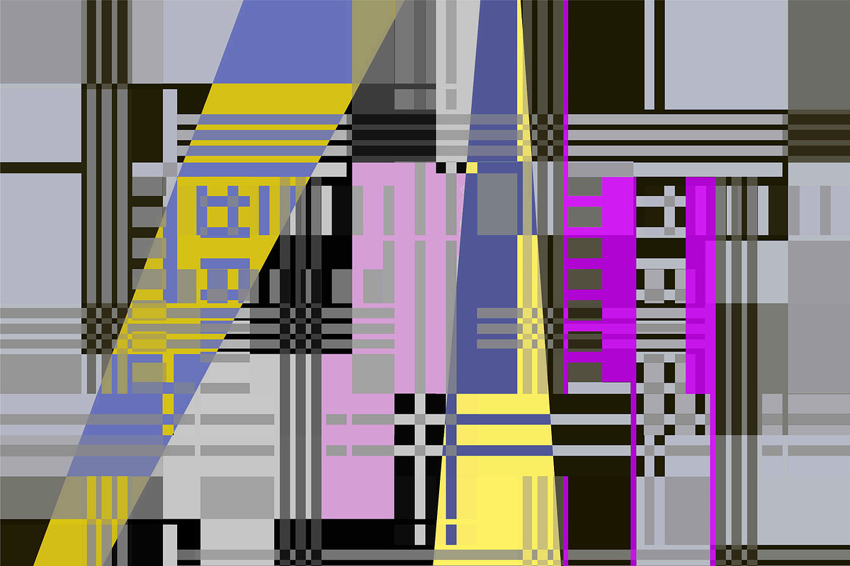 Modern Abstract Geometric Modern Cit, a Background Graphic by Sharon Schwalbe (Photo 2 of 2)