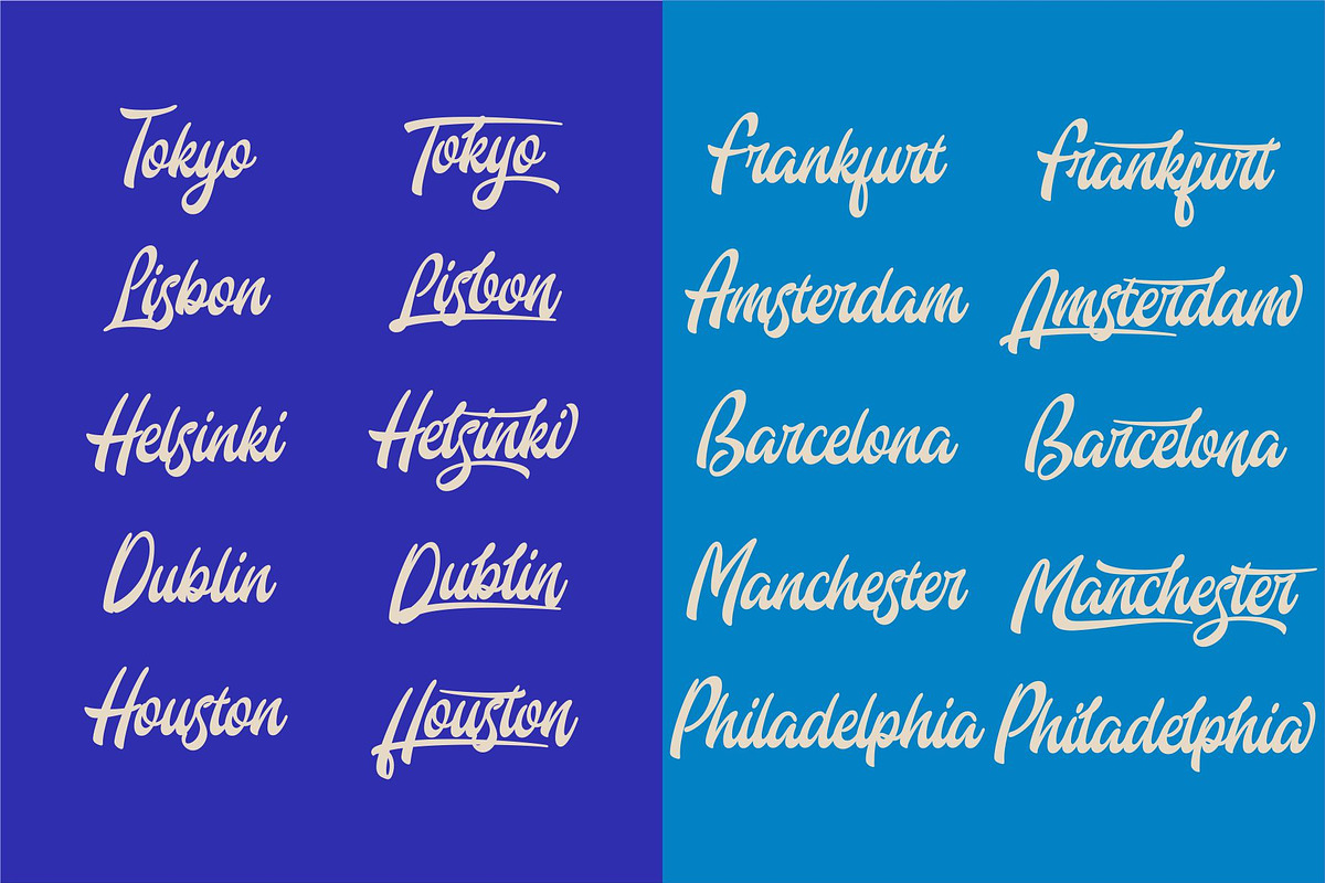 Banions | Bold Signature Script, a Script Font by Havinkpen (Photo 4 of 10)