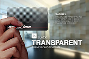 Black Transparent Business Card, a Business Card Template by Marvel (Thumbnail 6 of 6)
