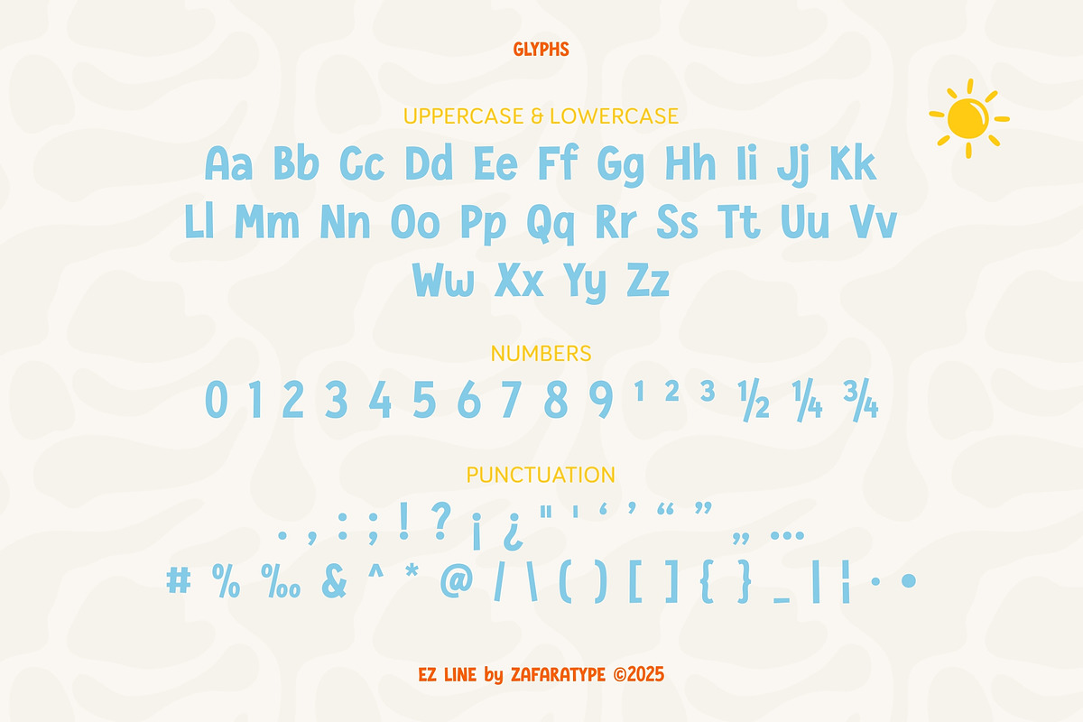 EZ Arvent, a Sans Serif Font by Zafara Studios (Photo 3 of 6)