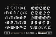Tourah Shock Typeface, a Blackletter Font by alit design (Thumbnail 12 of 17)
