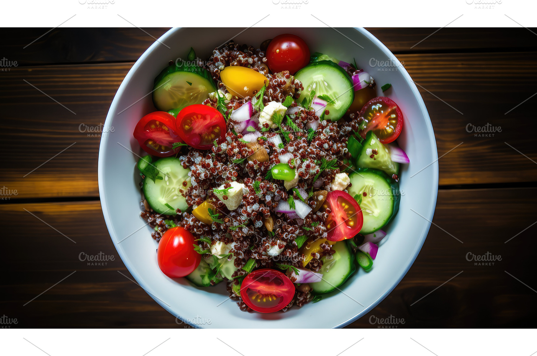 lunch red quinoa ai generated, a Food & Drink Photo by pikepicture