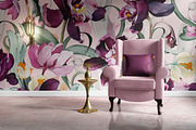 Purple floral pattern, orchids, a Pattern Graphic by Lisima (Thumbnail 7 of 15)